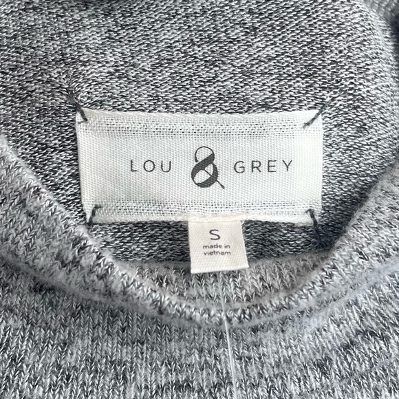 NWT Lou & Grey Brushmarl Mock Neck Cocoon Long Sleeve Dress Size Small - Picture 4 of 5